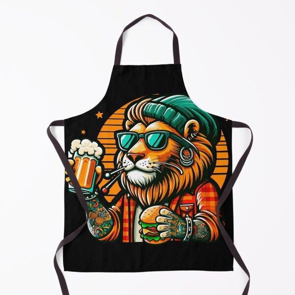 Item preview, LION WITH TATTOOS designed and sold by Naymar Hernandez.