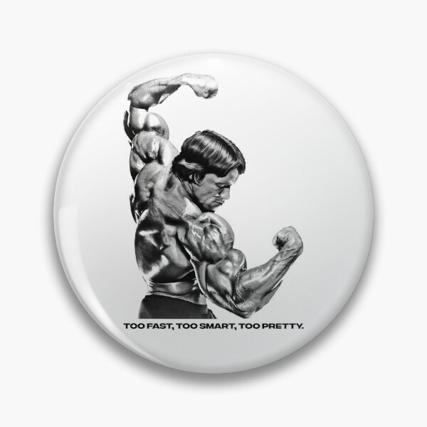 Item preview, Stoic Quote Too Fast, Too Smart, Too Pretty. Muhammad Ali. Arnold Schwarzenegger Fan art designed and sold by HuzaifaNaveedh.