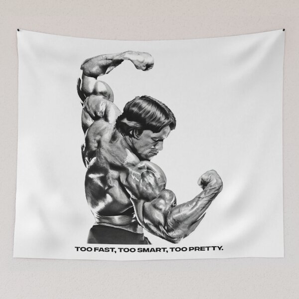Item preview, Stoic Quote Too Fast, Too Smart, Too Pretty. Muhammad Ali. Arnold Schwarzenegger Fan art designed and sold by HuzaifaNaveedh.