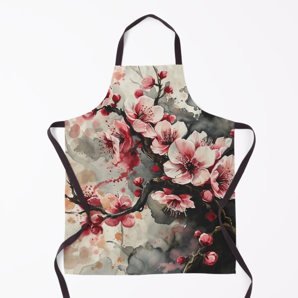 Item preview, Delicate Cherry Blossoms In The Style Of Japanese Ink designed and sold by Obsidian Ink by Wilshire.