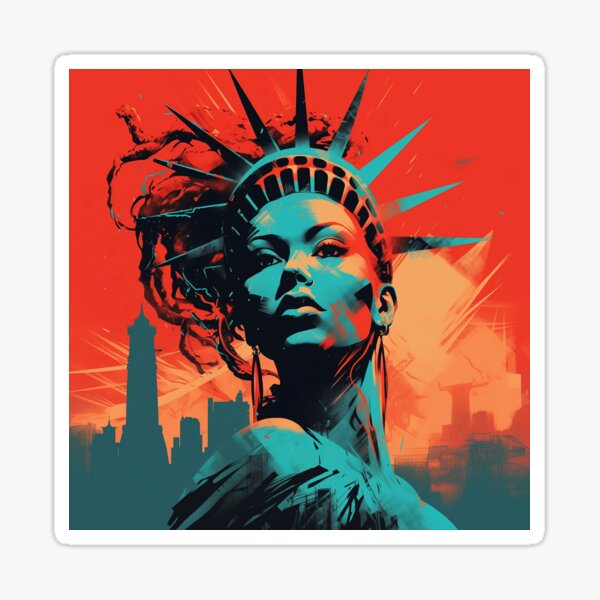 Item preview, Liberty Reimagined | Hyperspace Noir with a Twist of Tradition designed and sold by FairX.