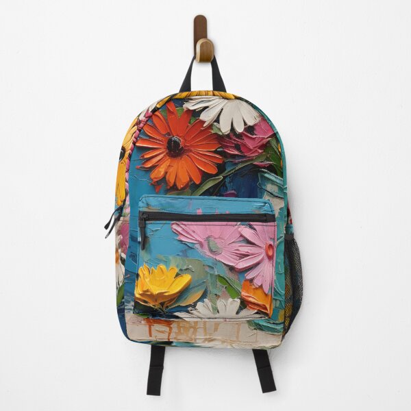 Item preview, bold acrylic flower arrangement painting print designed and sold by dcrc.