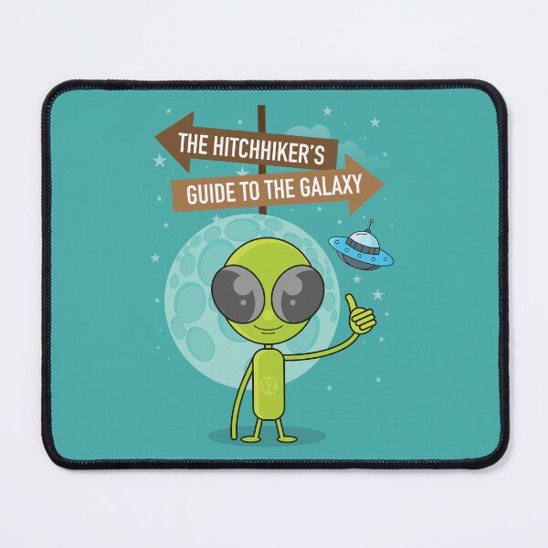Item preview, The Hitchhiker’s Guide to the Galaxy - Alternative Movie Poster designed and sold by MoviePosterBoy.