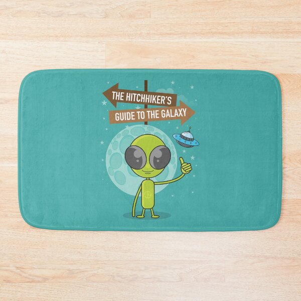 Item preview, The Hitchhiker’s Guide to the Galaxy - Alternative Movie Poster designed and sold by MoviePosterBoy.