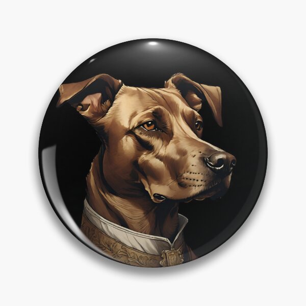 Item preview, Timeless Dog Portrait in Earthy Tones designed and sold by ChicTrendz.