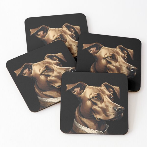 Item preview, Timeless Dog Portrait in Earthy Tones designed and sold by ChicTrendz.