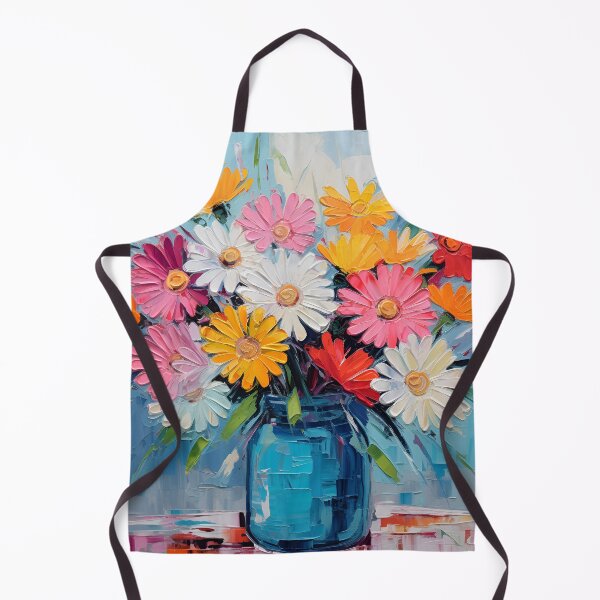 Item preview, bold acrylic flower arrangement painting print designed and sold by dcrc.
