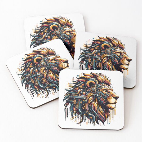 Item preview, Robotic King Lion designed and sold by MrAI-Store.