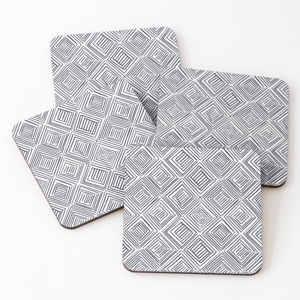Item preview, Black and White Geometric Pattern 26 designed and sold by davidalv.
