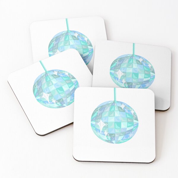 Item preview, blue groovy discoball designed and sold by therosiegarden.