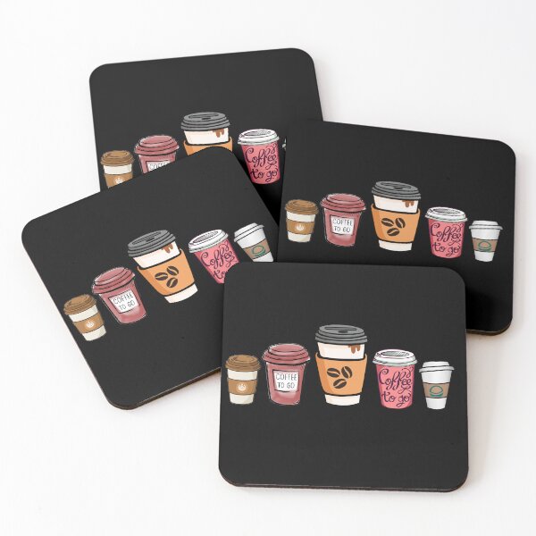 Item preview, Pretty Coffee Cup Lovers designed and sold by LemonFun.