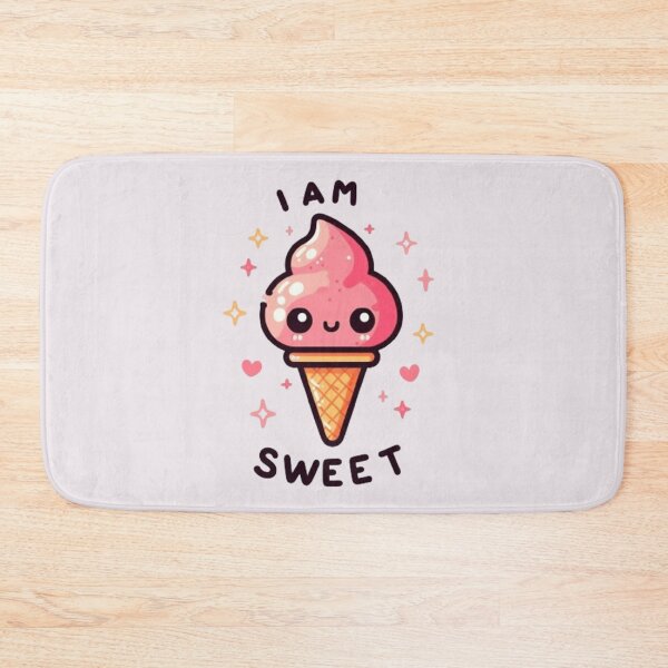 Item preview, Cute ice cream with the saying, "I am sweet" designed and sold by Culmika.