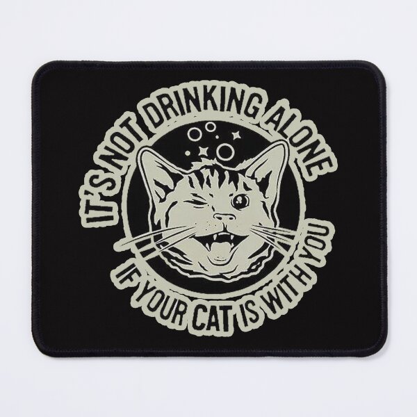 Item preview, drunken cat designed and sold by Ratatatts.