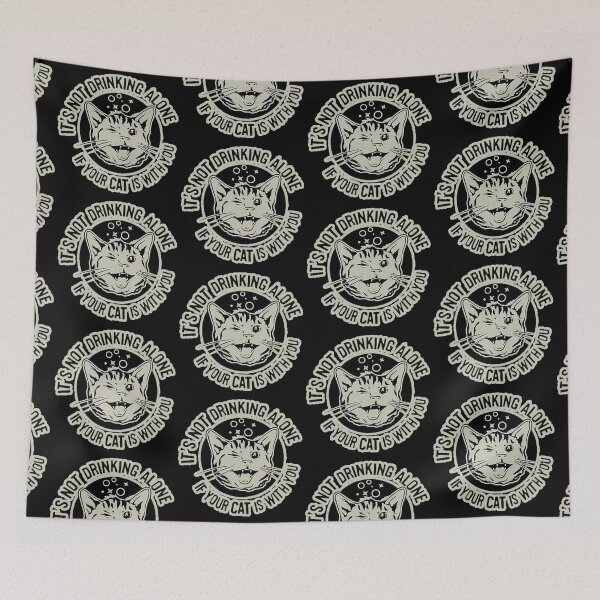 Item preview, drunken cat designed and sold by Ratatatts.