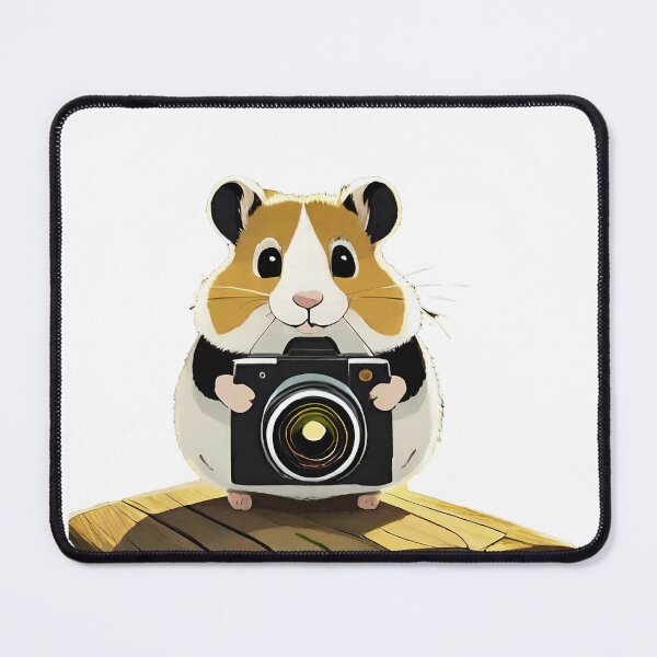 Item preview, Photographer Hamster Takes Pictures in the Forest designed and sold by omerfdln34.