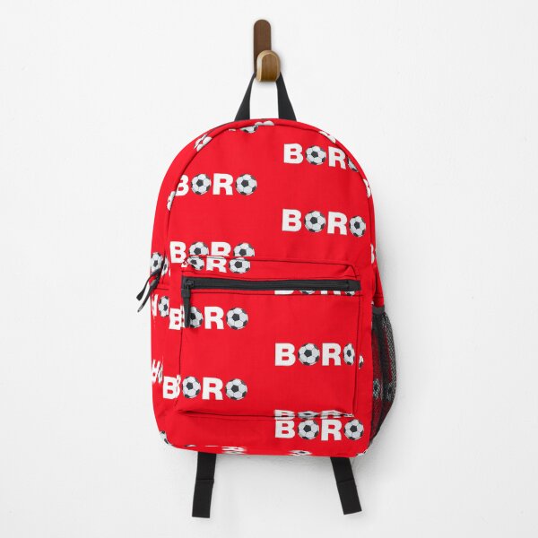 Item preview, Boro Footballs White on Red designed and sold by Logo-A-GoGo.