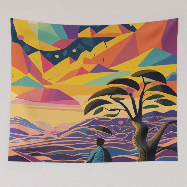 Item preview, Abstract Cosmic Landscape designed and sold by Ketique.