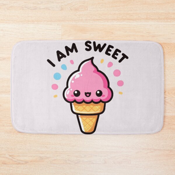 Item preview, Cute ice cream with the saying, "I am sweet" designed and sold by Culmika.