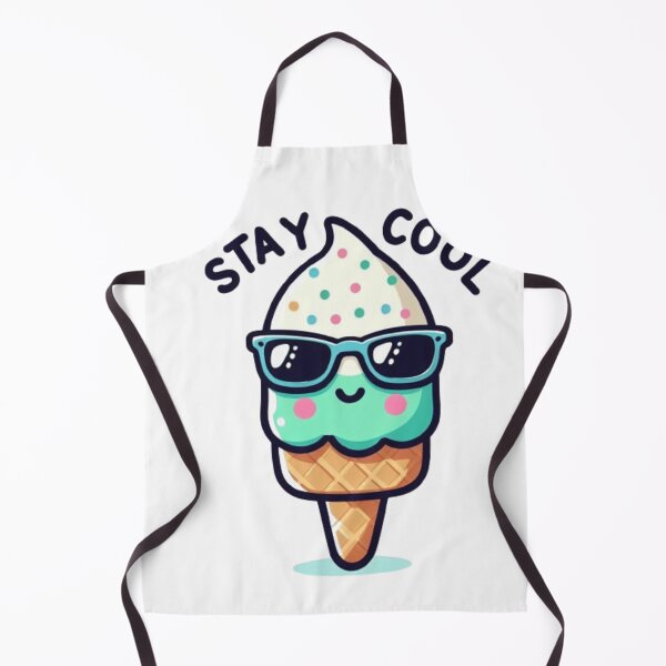 Item preview, Cute ice cream with the saying, "Stay cool" designed and sold by Culmika.