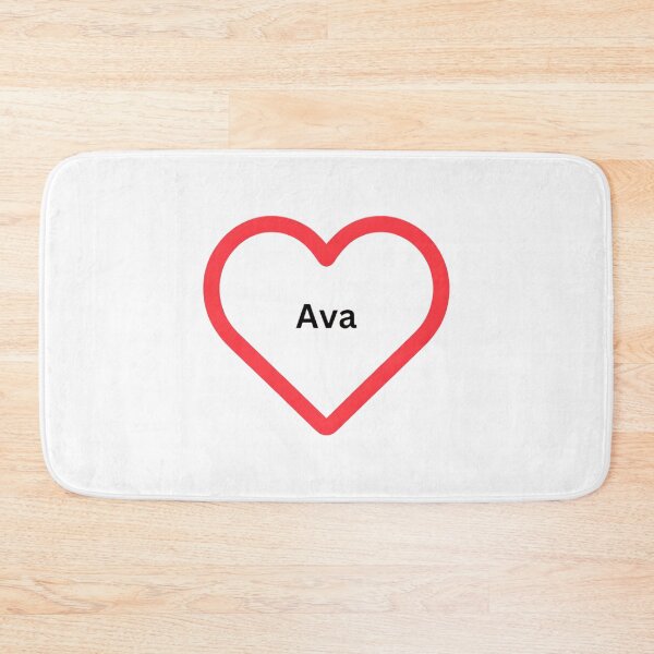 Item preview, A heart with the name Ava, gift of love designed and sold by CreativeSparkzz.