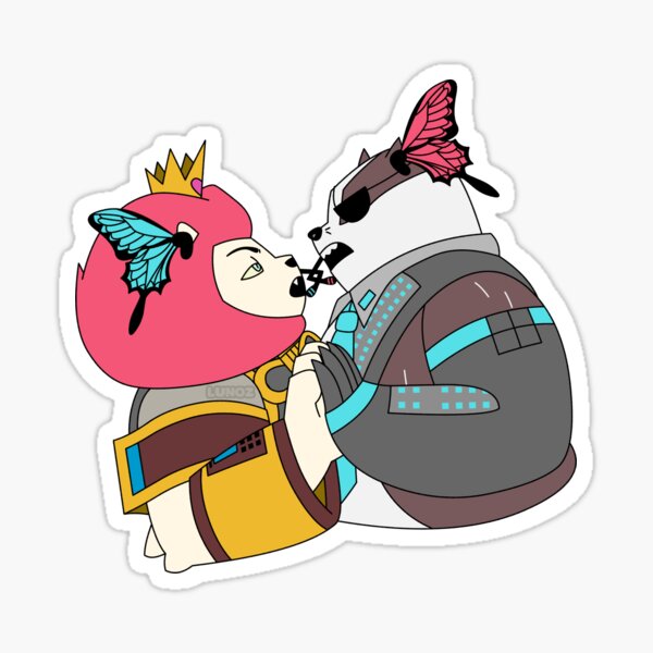Badgerclops & King Snugglemagne x VOCALOID Sticker