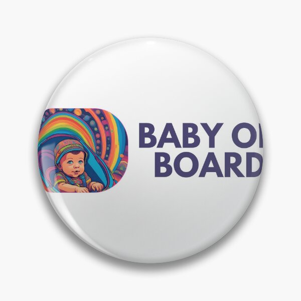 Item preview, baby on board kids  designed and sold by warningstickers.