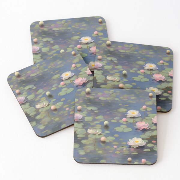 Item preview, Waterlily pattern inspired by Monet designed and sold by MissQuiss.