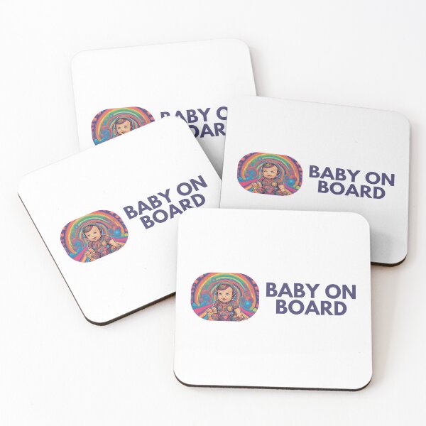 Item preview, baby on board 2 designed and sold by warningstickers.