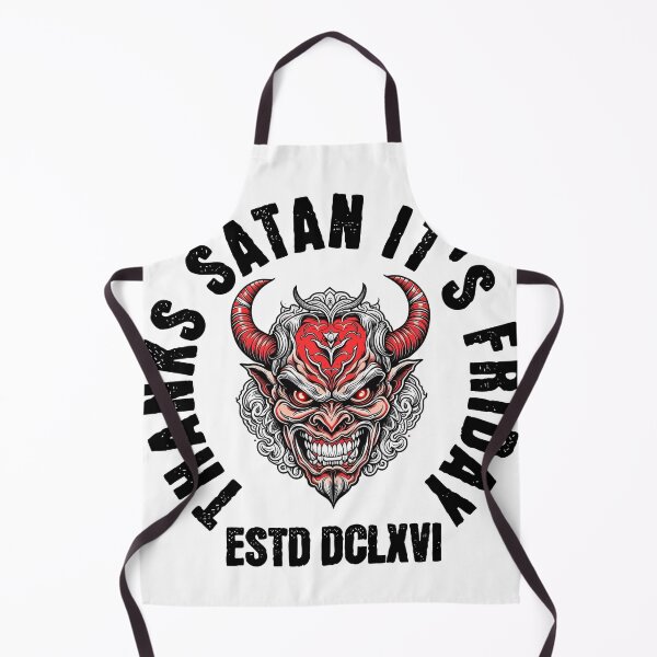 Item preview, Thanks Satan, It's Friday | Devilish Fun designed and sold by CraftedConcepts.