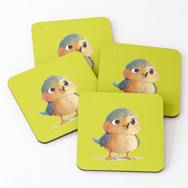 Item preview, Adorable Little Bird - Cute Avian Art Print designed and sold by HiveMechs.
