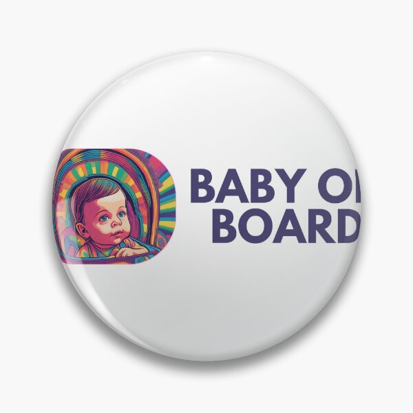 Item preview, baby on board 3 designed and sold by warningstickers.