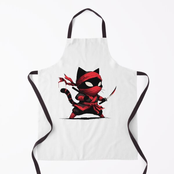 Item preview, Cool Ninja Black Cat Japanese Retro Vintage Style designed and sold by TomFrontierArt.