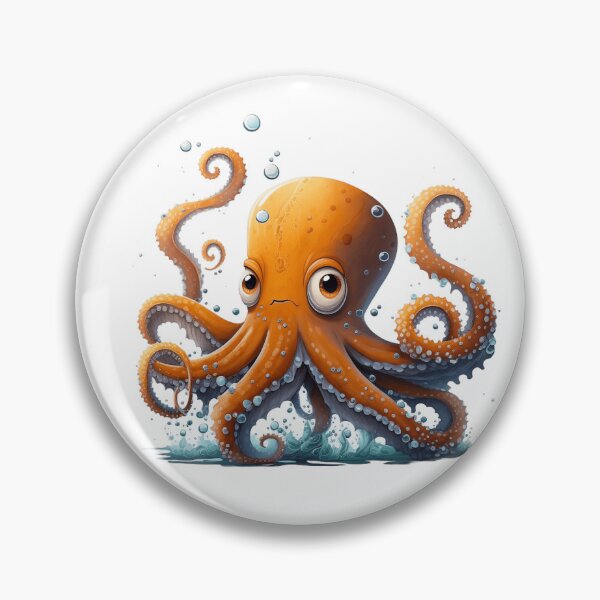 Item preview, Grumpy Octopus designed and sold by BinormalStuidos.