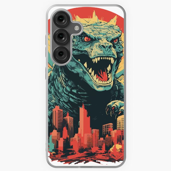 Aperçu de l'œuvre Attaque de Godzilla créée et vendue par Petru&Myself.