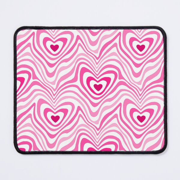 Item preview, Floating Heart-Pink White designed and sold by Fabricatemyart.