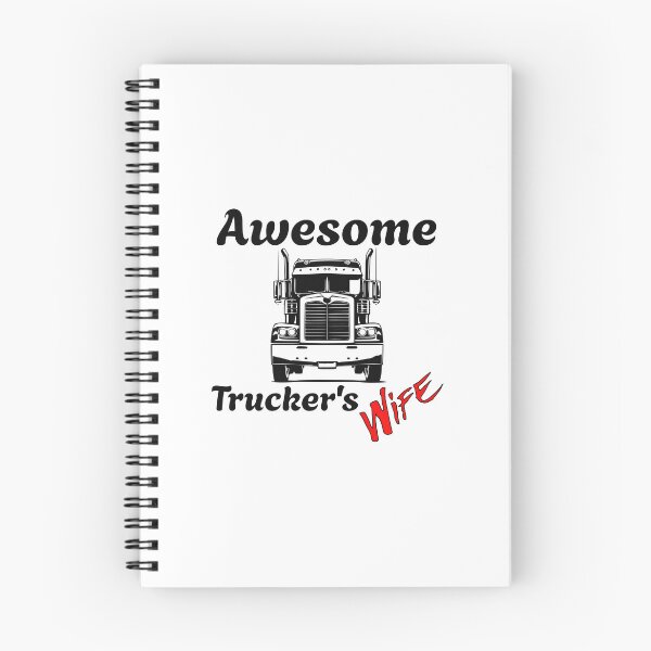 Item preview, Awesome Trucker's Wife designed and sold by DrewonDesigns.