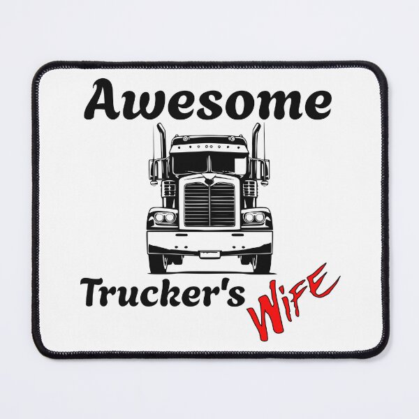 Item preview, Awesome Trucker's Wife designed and sold by DrewonDesigns.