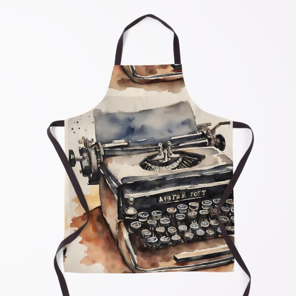 Item preview, Old typewriter in watercolor. designed and sold by kreativeadern.