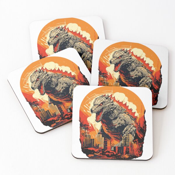 Item preview, Godzilla in the city design designed and sold by Petru&Myself.