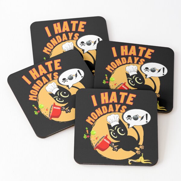 Item preview, A chef cat who hate Mondays designed and sold by Animal world designs.