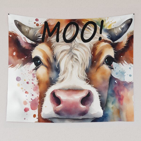 Item preview, Cute Cow Moo Cartoon and Funny Gifts For Cow Lovers, Animal Lovers  designed and sold by Cuteanimalgifts.