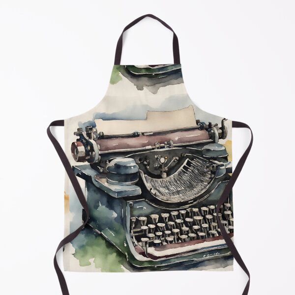 Item preview, Typewriter in watercolor. designed and sold by kreativeadern.