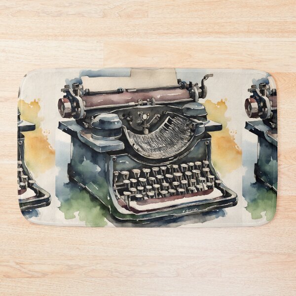 Item preview, Typewriter in watercolor. designed and sold by kreativeadern.