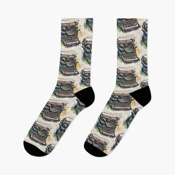 Item preview, Typewriter in watercolor. designed and sold by kreativeadern.