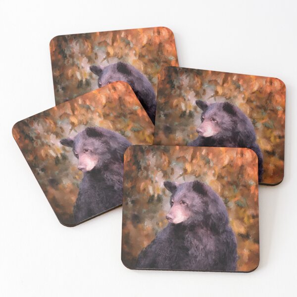 Item preview, Black Bear In Autumn designed and sold by Lois  Bryan.