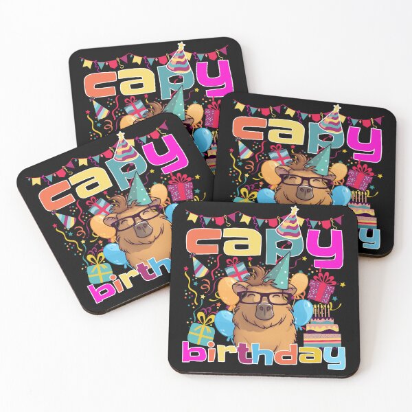 Item preview, Capy birthday, happy birthday capybara. funny capybara lover designed and sold by ahmed2751989.