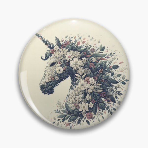 Item preview, Floral Majesty Unicorn designed and sold by RuNT3ntertained.