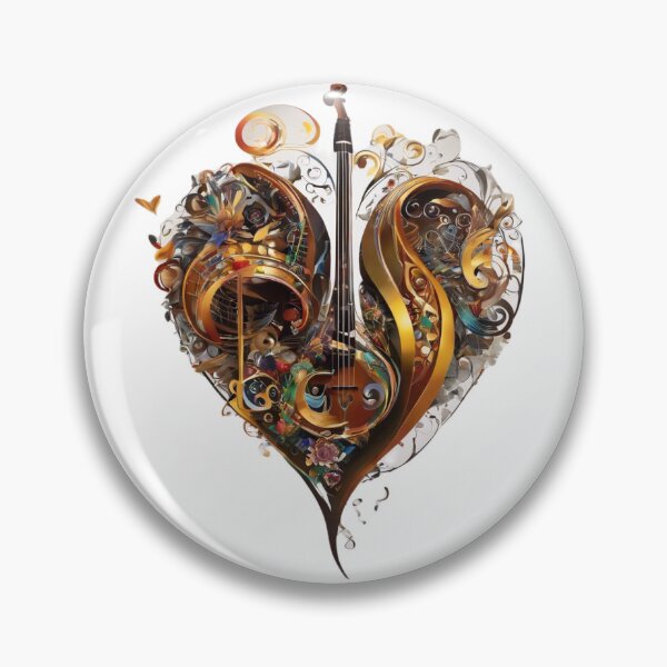 Item preview, Music heart designed and sold by ArtDirty.