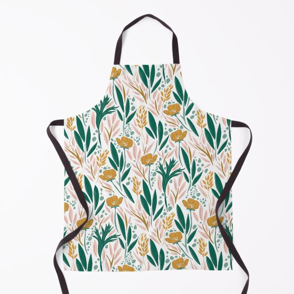 Item preview, Buttercup Fields and Wildflowers on White Seamless Pattern designed and sold by apcreatively.