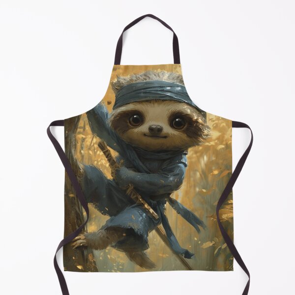 Item preview, A ninja sloth climbing a tree designed and sold by Emre Karaarslan.
